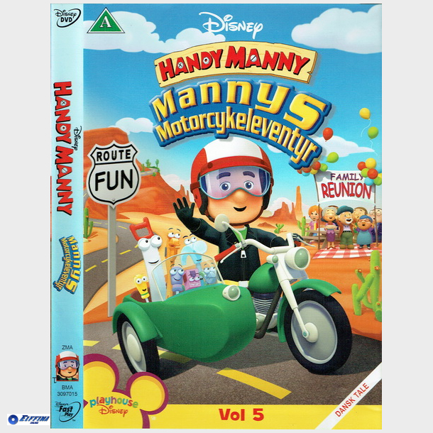 Handy Manny - Manny's Motorcykeleventyr (2010) (Disney)