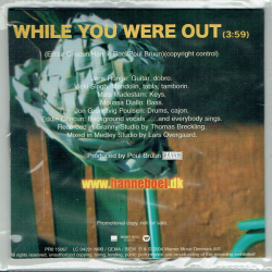 Hanne Boel - While You Were Out (2004) (Promo)