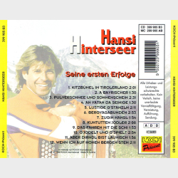Hansi Hinterseer - Seine Ersten Erfolge (1996)