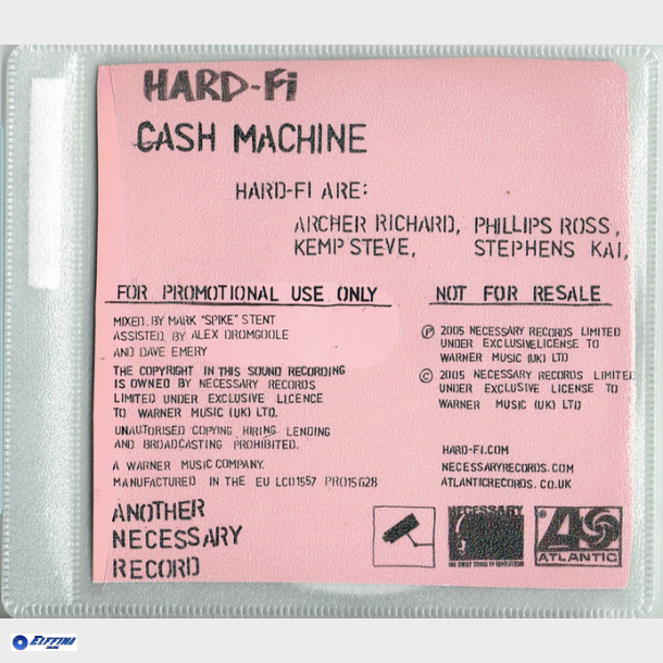 Hard-Fi - Cash Machine (2005) (Promo)