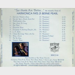 Harmonica Fats &amp; Bernie Pearl - Two Hearts Are Better