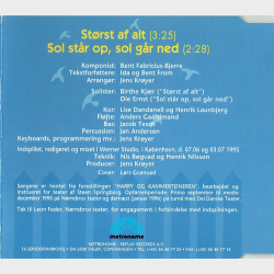 Harry &amp; Kammertjeneren - St�rst Af Alt (1996)