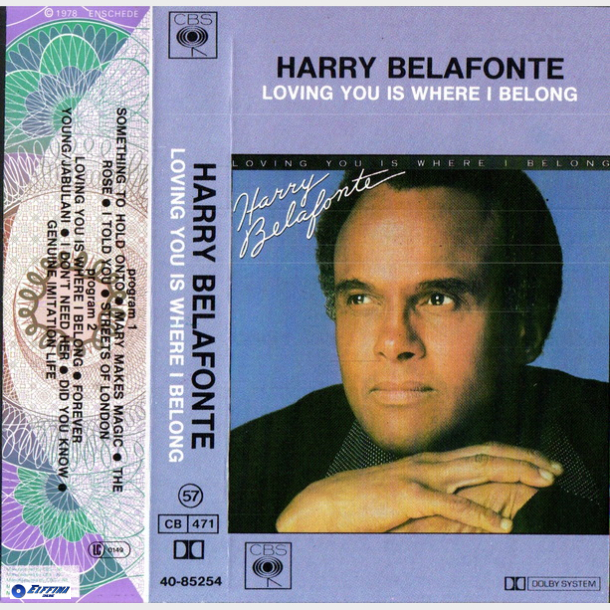 Harry Belafonte - Loving You Is Where I Belong