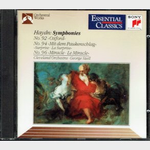 Sony Classical (SBK 46332) - Haydn Symphonies No 92 No 94 Surprise No 96 Miracle (1990)