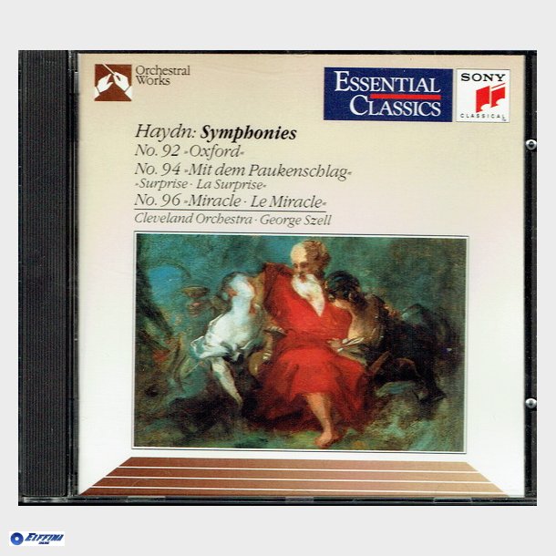 Sony Classical (SBK 46332) - Haydn Symphonies No 92 No 94 Surprise No 96 Miracle (1990)