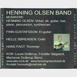Henning Olsen Band - Sos Kalder SMS (Jewel) (Promo) (Jewel)