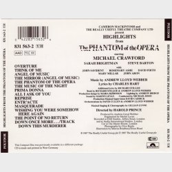 Highlights From The Phantom Of The Opera (The Original Cast Recording) (1987) (Security Sealed)