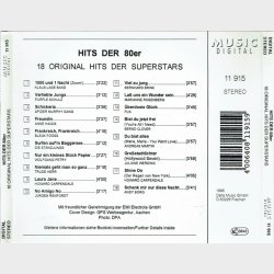 Hits Der 80er (18 Priginal Hits Der Superstars) (1995)