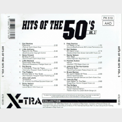 Hits Of The 50's Vol. 3 (1993) (X-Tra Collection)
