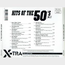 Hits Of The 50's Vol. 2 (1993) (X-Tra)