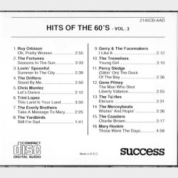 Hits Of The 60's Vol 3 (1989) (Success 2145 CD)