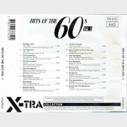 Hits Of The 60's Vol. 1 (1993) (X-Tra 47620 CD)