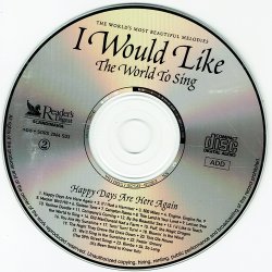 Readers the World's Most Beautiful Melodies - I Would Like The World To Sing (Readers) (3xCD) (Fat)