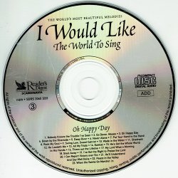 Readers the World's Most Beautiful Melodies - I Would Like The World To Sing (Readers) (3xCD) (Fat)