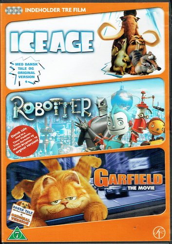 Ice Age, Robotter & Garfield - Multi Film/Disc - Elffina's Medie Mix