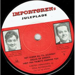 Importrens Juleplade Nr. 1