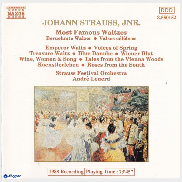 J. Strauss Jnr - Most Famous Waltzes (1988)