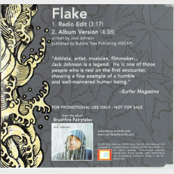 Jack Johnson - Flake (2000) (Promo)