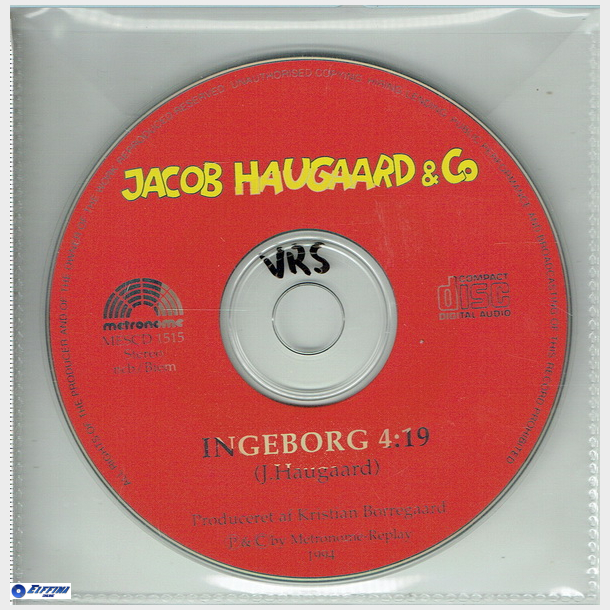 Jacob Haugaard &amp; Co - Ingeborg (1994) (Promo)