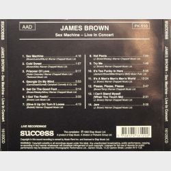 James Brown - Sex Machine (Live In Concert) (1993) (Success 16120CD)