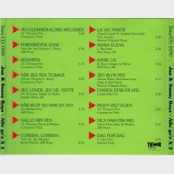 Jan &amp; Sunny Boys - Alle Go'e X 3