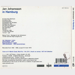Jan Johansson With Georg Riedel - In Hamburg (2011) (Digi)