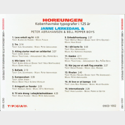 Janne Lrkedahl - Horeungen KBH Typografer i 25 r