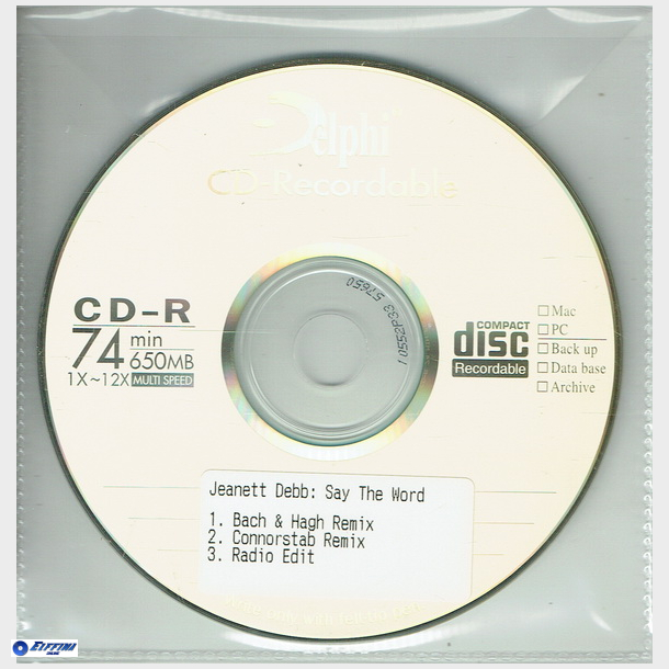 Jeanett Debb - Say The Word (Promo)