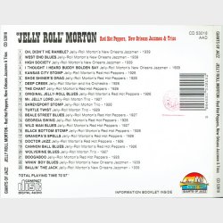 Jelly Roll Morton - Red Hot Peppers, New Orleans Jazzmen &amp; Trios