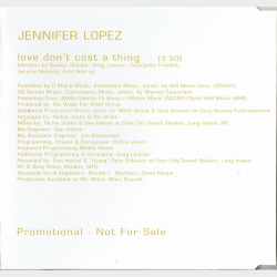 Jennifer Lopez - Love Don't Cost A Thing (2000) (Promo)