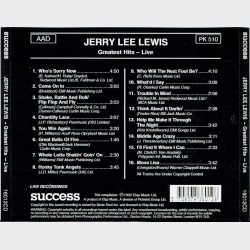 Jerry Lee Lewis - Greatest Hits (Live) (1993) (Success)