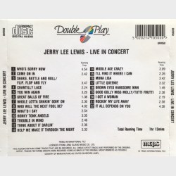 Jerry Lee Lewis - Live In Concert (Double Play)