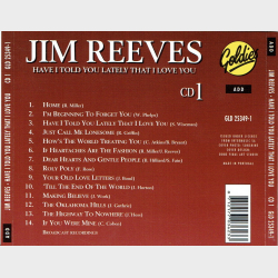 Jim Reeves - Have I Told You Lately CD1