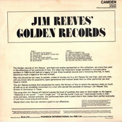 Jim Reeves - Jim Reeves' Golden Records