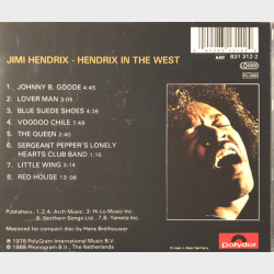 Jimi Hendrix - Hendrix In The West (1988)