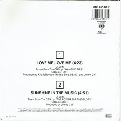 Jimmy Cliff - Love Me Love Me (1988)