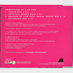 Jimmy Sommerville - Something To Live For (1999)