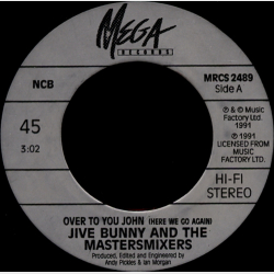 Jive Bunny &amp; The Mastermixers - Over To You John (Here We Go Again) (1991)