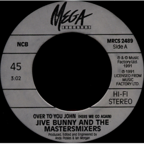 Jive Bunny & The Mastermixers - Over To You John (Here We Go Again) (1991)