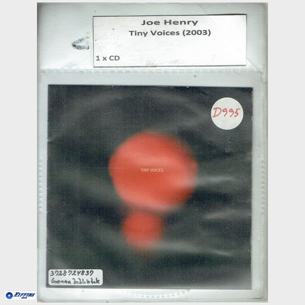 Joe Henry - Tiny Voices (2003) (Bib CD)