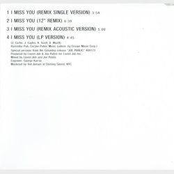 Joe Public - I Miss You (1992)