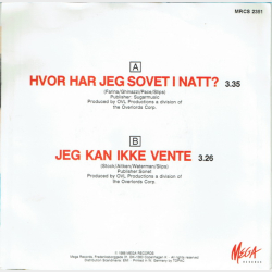 Jrgen Slips - Hvor Har Jeg Sovet I Natt (1988)