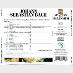 Johann Sebastian Bach - Bourree (Masters of the Millenium) (1999)