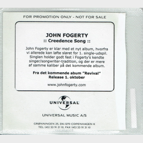 John Fogerty - Creedence Song (2008) (Promo)