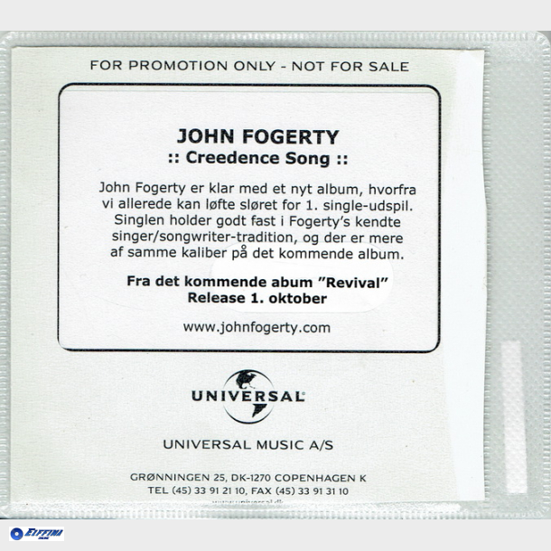 John Fogerty - Creedence Song (2008) (Promo)