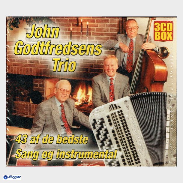 John Godtfredsens Trio - 43 Af De Bedste Sang &amp; Instrumental (3xCD Boks)