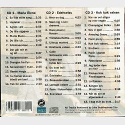 John Godtfredsens Trio - 43 Af De Bedste Sang &amp; Instrumental (3xCD Boks)