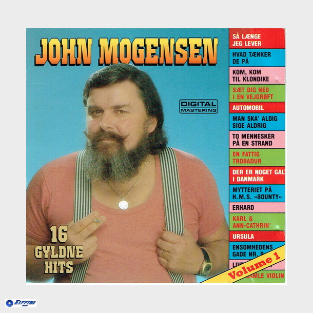 John Mogensen - 16 Gyldne Hits Vol 1