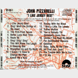 John Pizzarelli - The Best Of  (I Like Jersey Best) (1987)