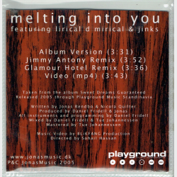 Jonas ft. Lirical D Mirical &amp; Jinks - Melting Into You (2005) (Promo)